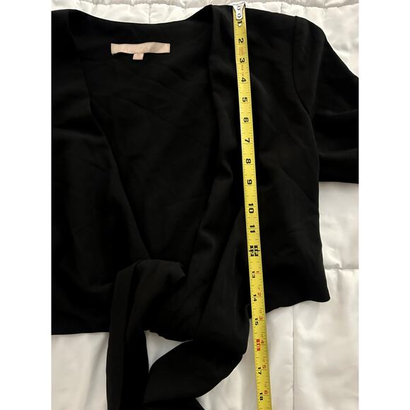 Hutch Tie Front Cropped Long Sleeve Top Size XS - Picture 4 of 6